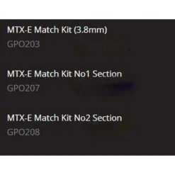 MTX-E Match Kit 2 Section -Penn Daiwa Shop matrix fishing mtx e match kit 2 section 3