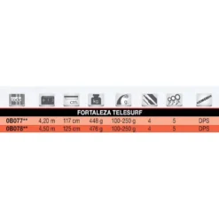 TUBERTINI Fortaleza Telescopic Surfcasting Rod -Penn Daiwa Shop tubertini fortaleza telescopic surfcasting rod 2